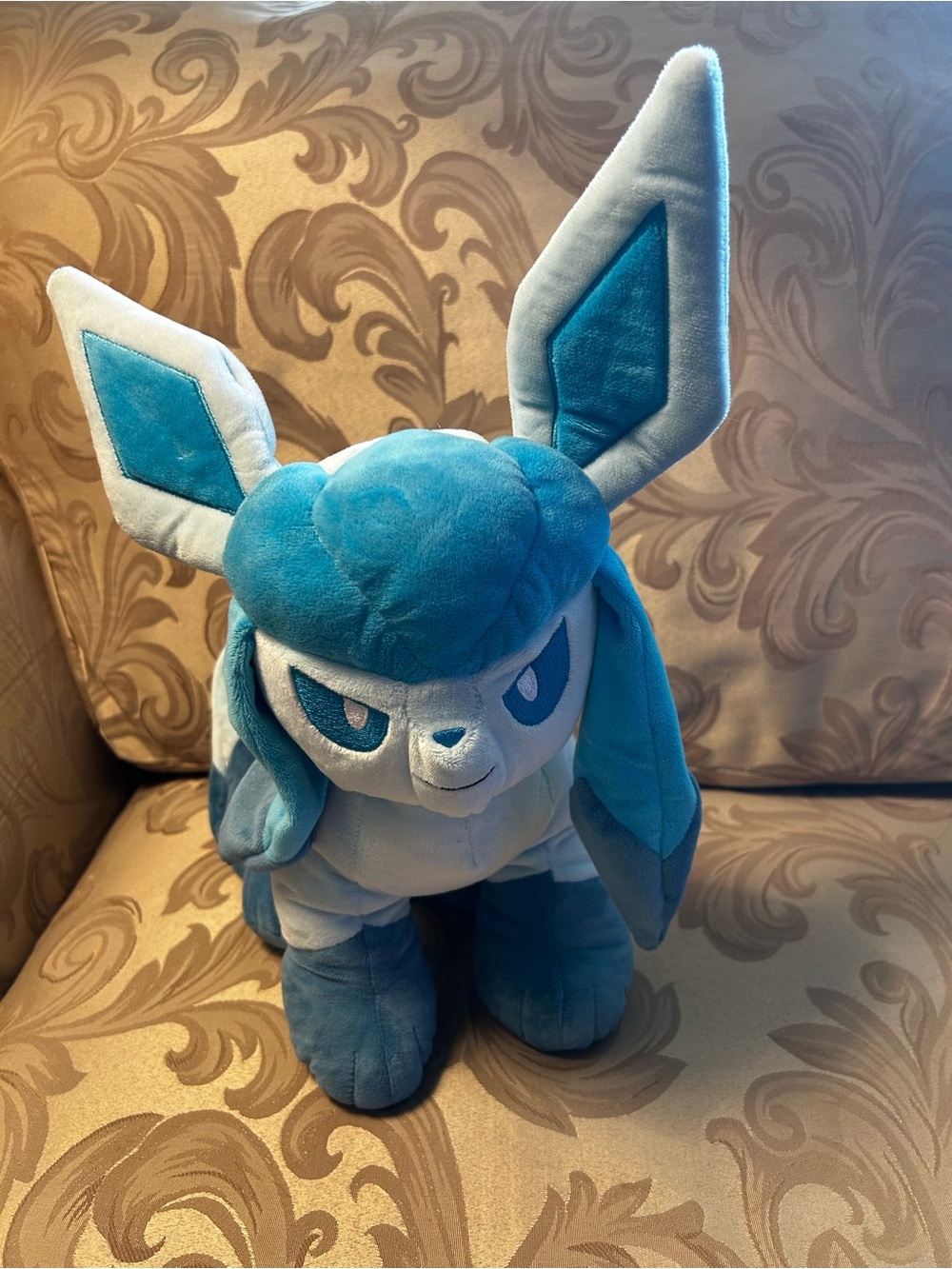 Build-A-Bear Workshop Pokémon Glaceon Plush Stuffed Animal Blue Collector